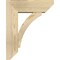 Ekena Millwork Thorton Slat Rough Sawn Bracket w/ Offset Brace, Douglas Fir, 6"W x 16"D x 20"H BKT0604X16X20THR06RDF - alternate 3